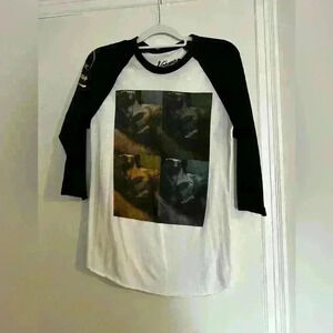 NWT Norman Reedus Designed Limited Edition Graphic Baseball Jersey. Size: S